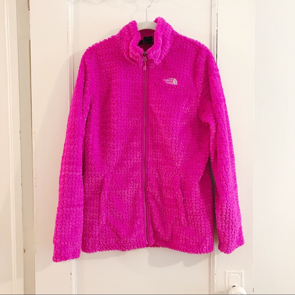 The North Face Pink Fleece Jacket - Picture 2 of 4